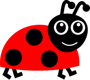 300x267 Ladybug Cartoon Clip Art