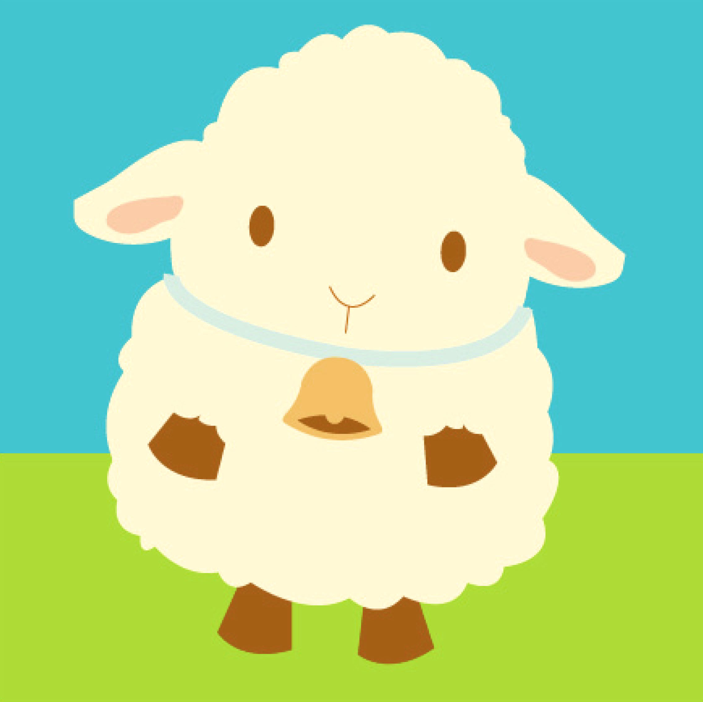 2271x2268 Sheep Baby Lamb Clip Art Image