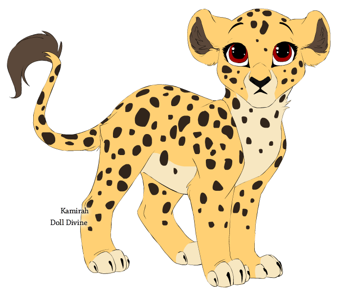 726x601 Cheetah Clipart Anime Baby