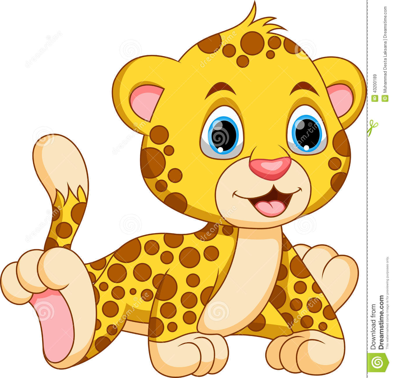 Baby Leopard Clipart | Free download on ClipArtMag