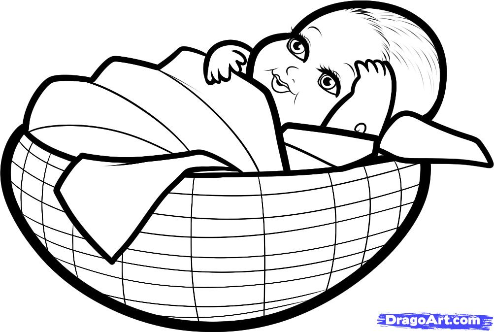 Baby Line Drawing | Free download on ClipArtMag