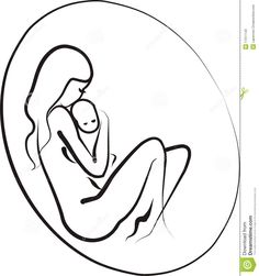 236x251 Mother And Baby Line Drawing For My Future Children Lt3