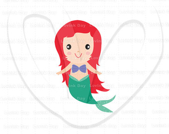340x270 Mermaid Clip Art Etsy