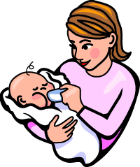 200x239 Mother And Baby Clipart Bottle Feeding