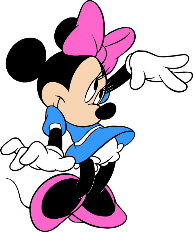 667x800 Classical Clipart Minnie Mouse