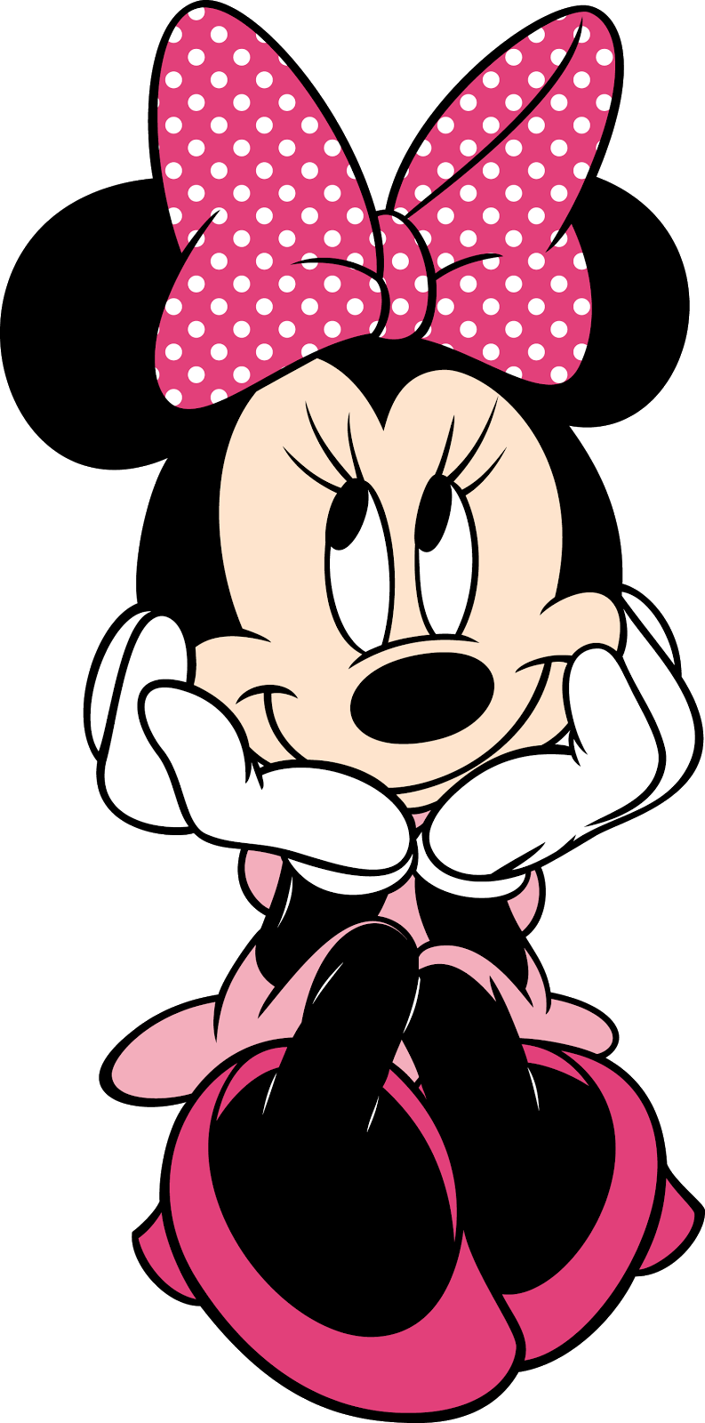 793x1600 Minnie Mouse Clip Art Black Hair Ideas