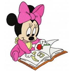 278x278 Minnie Mouse Iron On Patch