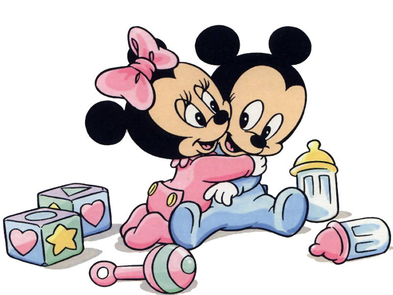 800x600 Baby Mickey And Minnie Mouse White Pooh's Hundred Acre