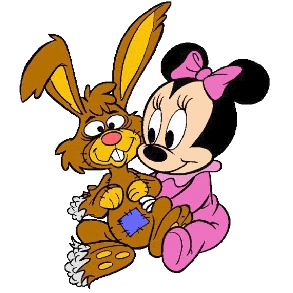 600x600 Minnie Mouse With Teddy Bear