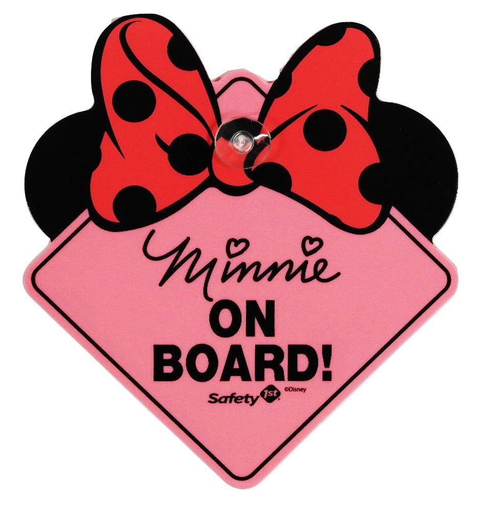 941x1000 Disney Baby Minnie Mouse On Board Safety 1st Sign Ebay
