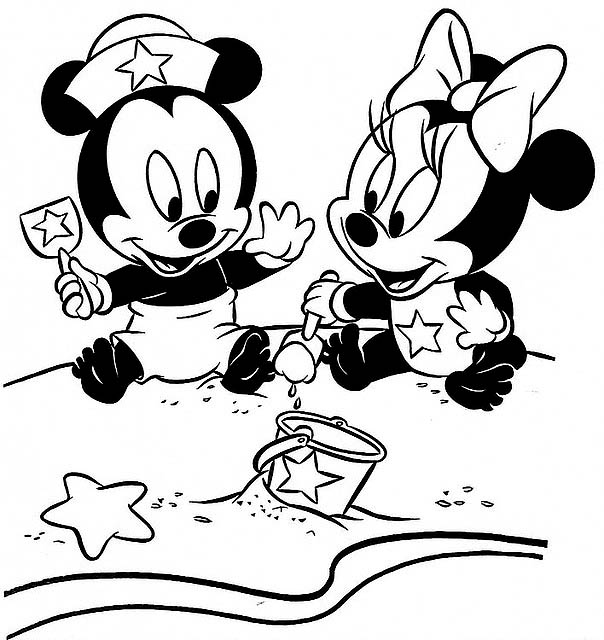 604x640 Minnie Mouse Coloring Pages