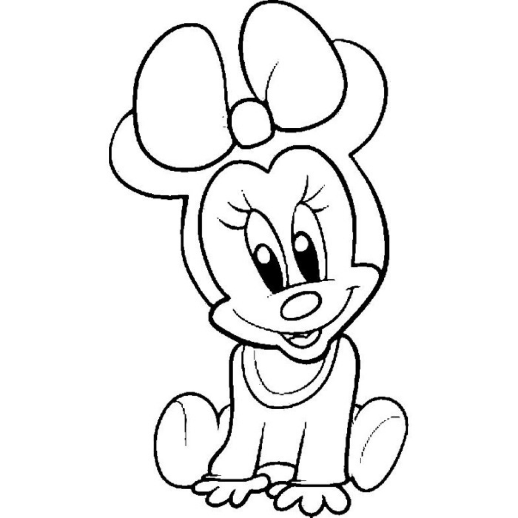 1024x1024 Baby Minnie Mouse Coloring Pages Teddy Bear Coloringstar