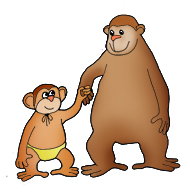 190x192 Funny Monkey Drawings