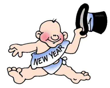 385x308 Baby New Year Clipart