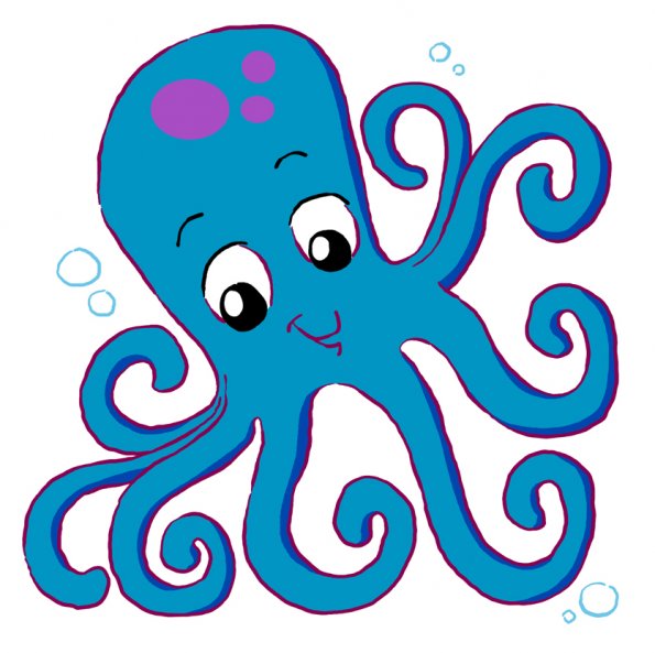 595x593 Octopus Clip Art Free Clipart Images