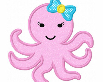 340x270 Octopus Clipart Template