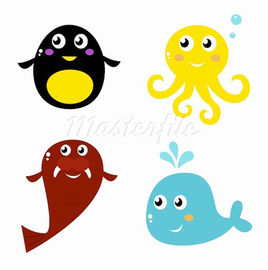 547x550 Baby Octopus Clipart