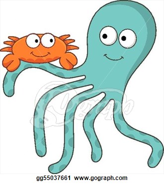 330x370 Baby Octopus Clipart