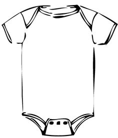 Baby Onesie Outline | Free download on ClipArtMag
