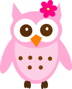 243x299 Owl Clipart Baby Pink