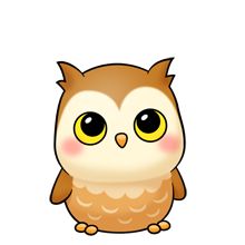 220x220 Owl Clipart Kawaii