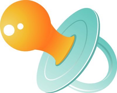 400x317 Pacifier Cartoon Cliparts 242087