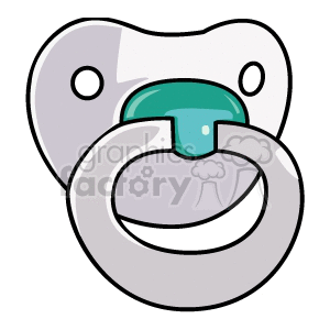 300x300 Royalty Free Pacifier 156449 Vector Clip Art Image