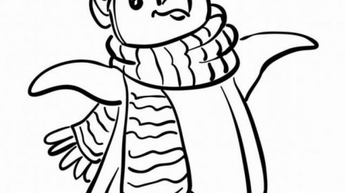 500x280 Unique Cartoon Penguin Coloring Pages Coloring Pages Activities