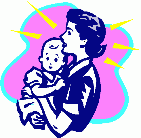 490x481 Mother And Baby Clipart
