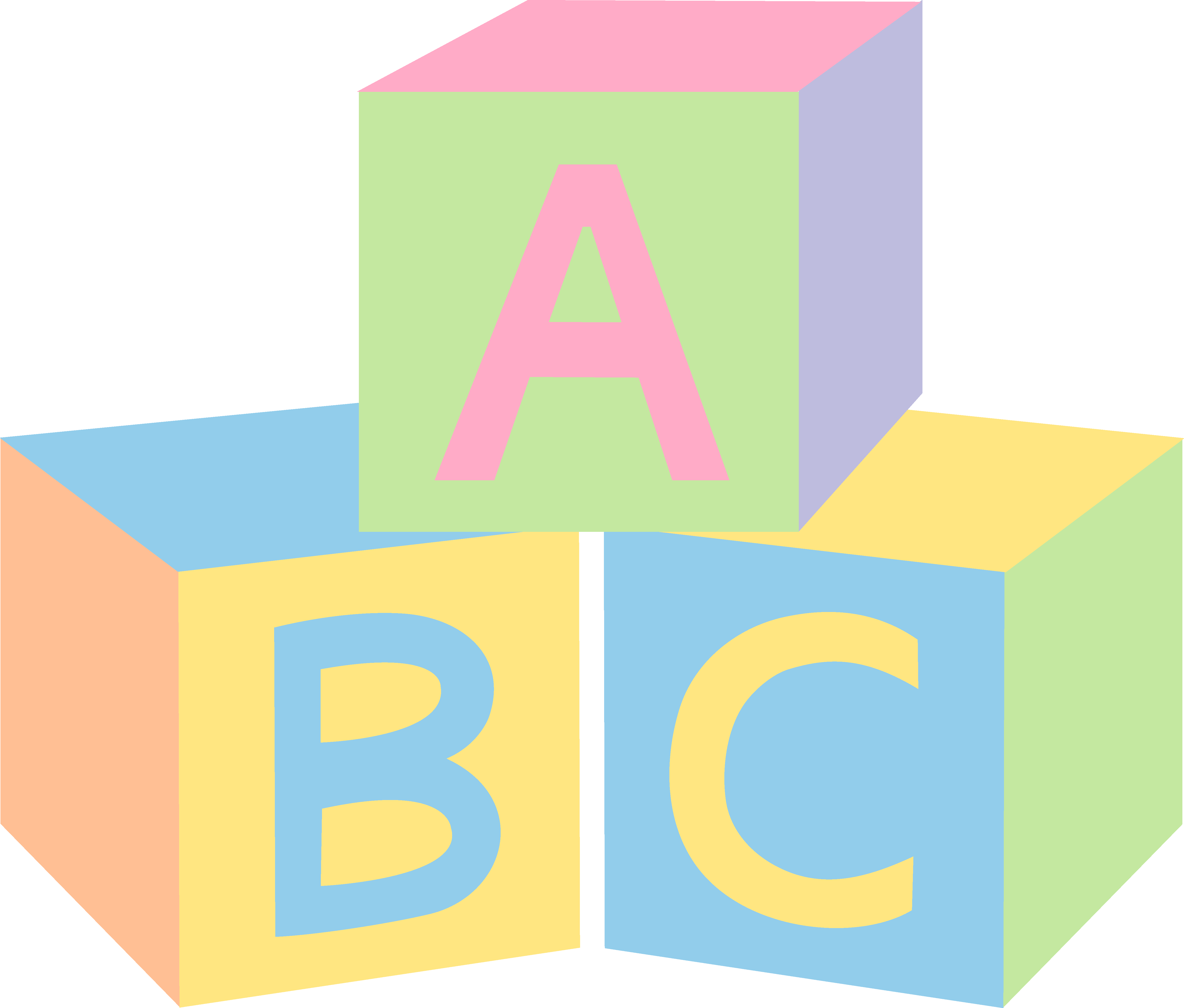 5170x4401 Baby Building Blocks Clipart