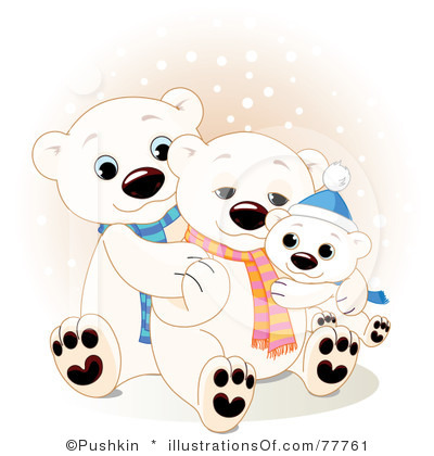 400x420 Winter Polar Bear Clip Art Clipart Panda