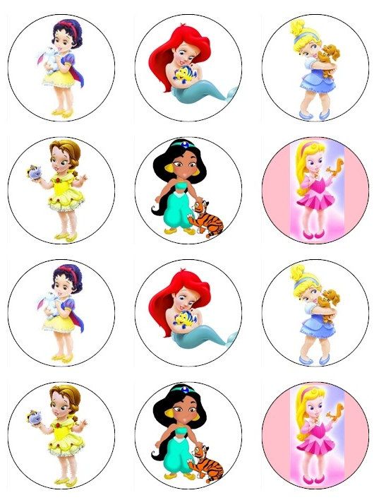 537x708 Cupcake Clipart Disney Princess