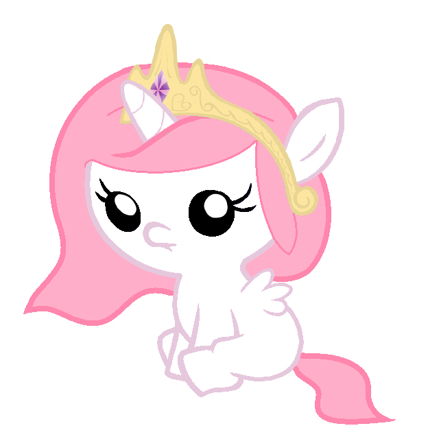 640x640 Baby Princess Celestia Version 2 By Beavernator