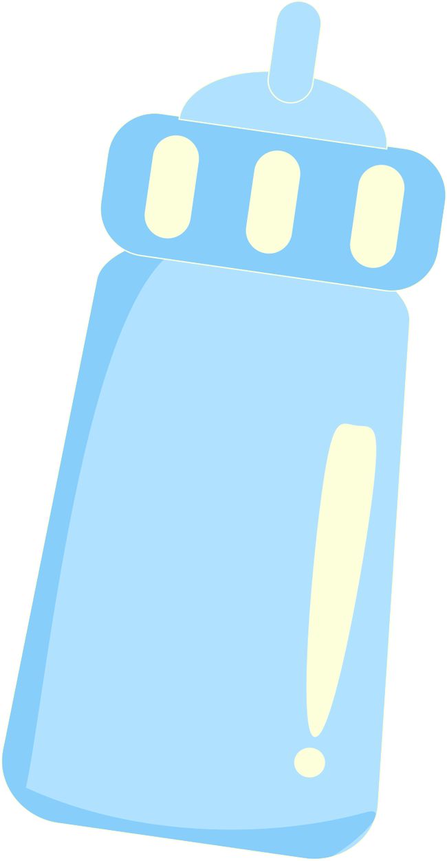 650x1253 Baby Bottle Clipart