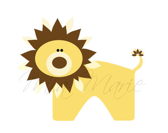 340x270 Animal Clip Art Zoo Animal Heads Clipart Digital Clip Art