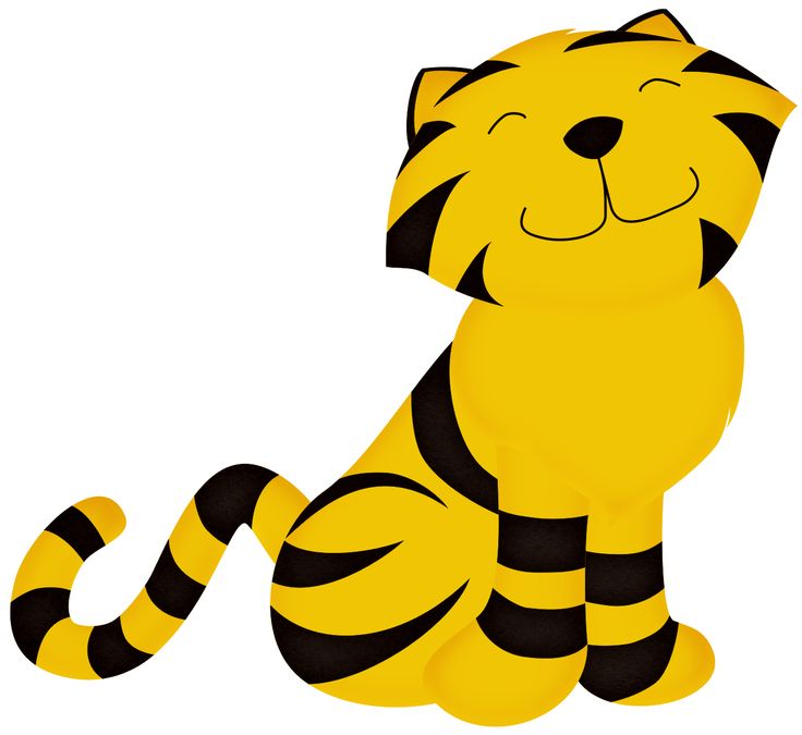 736x675 baby animal clipart tiger tail