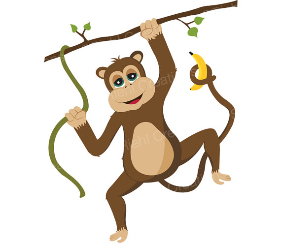 570x496 Monkey Clipart