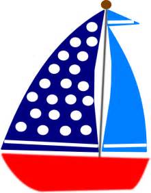 221x282 Blue Baby Sailboat Clipart