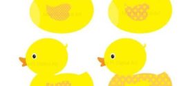 272x125 Rubber Duck Clip Art Ducky Duckie Baby Shower Yellow Baby Duck