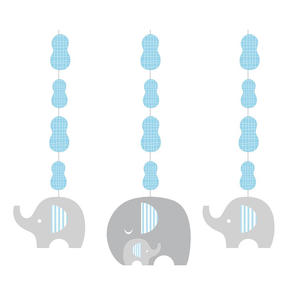 1000x1000 Little Peanut Blue Elephant Danglers [3pc] Babies, Elephant Baby