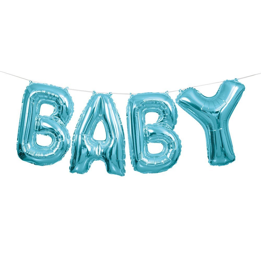 1000x1000 6 Mini Blue Elephant Boy Baby Shower Decorations, 4ct