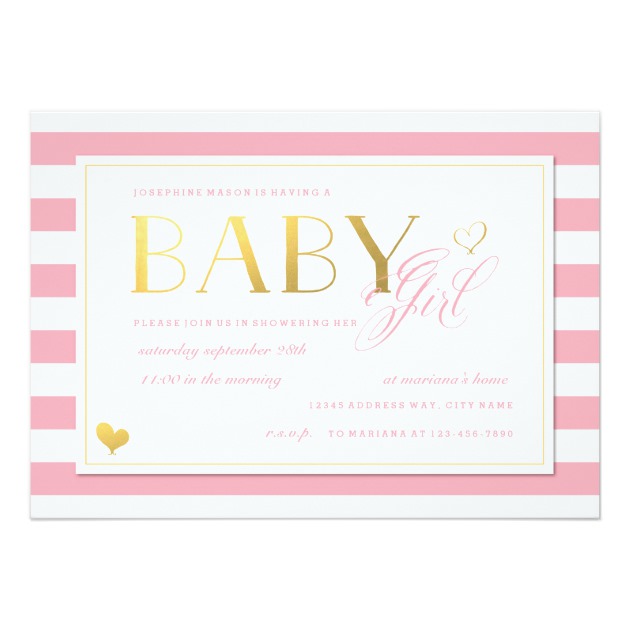 630x630 Custom Baby Shower Invites Templates For Girl Babyfavors4u