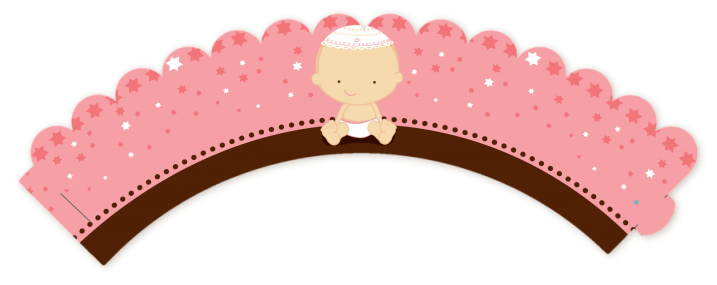 717x285 Jewish Baby Girl Baby Shower Cupcake Wrappers Candles Amp Favors