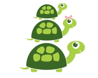 340x270 Mommy Clipart Baby Turtle
