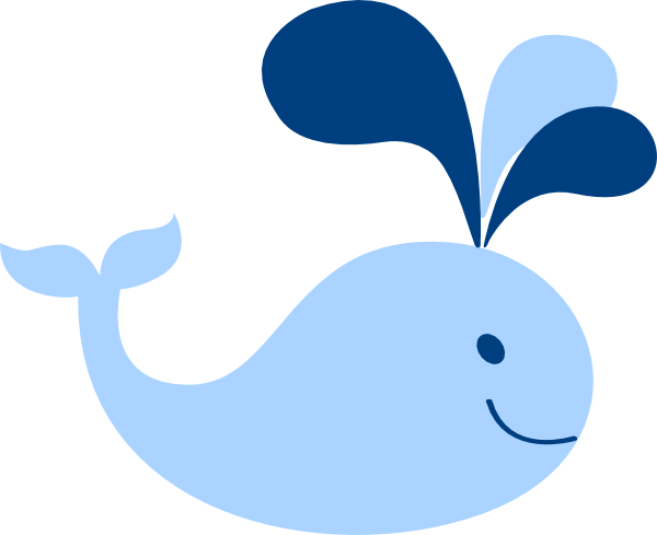 600x489 Blue Whale Clipart Baby Shower Whale