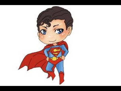 480x360 How To Draw Chibi Superman