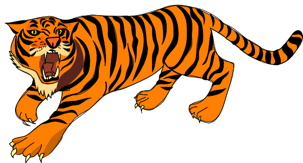 600x323 Baby Tiger Face Clip Art