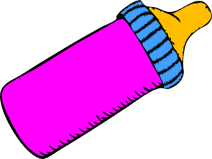 300x225 Baby Bottle Pink Clip Art