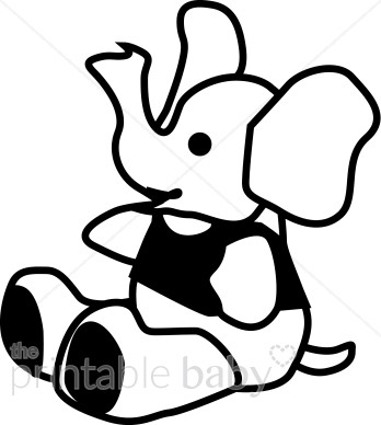 348x388 Baby Elephant Clipart Baby Toy Amp Supplies Clipart