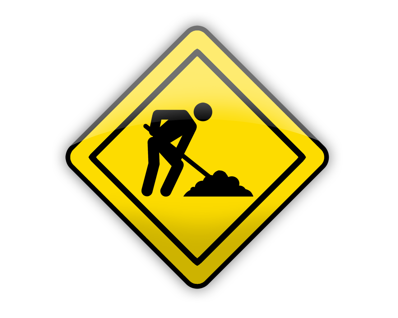 1280x1024 Construction Signs Clipart